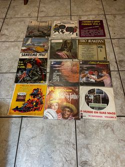 Vintage Vinyl Record Lot (12 LPs) - Brazilian, Latin & International Pop-ALL FOR $45 CASH