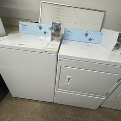 Whirlpool  Washer And Dryer  (coin Operated) 