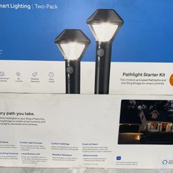 RING Smart Lighting Two Pack Pathway Starter Kit 