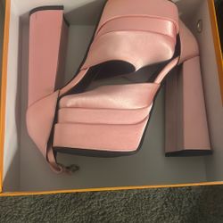 Pink Platform Heels