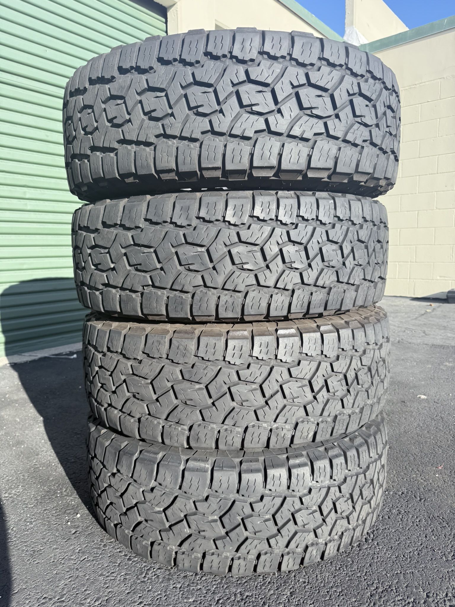 (4) 275/70R17 Toyo AT3 Tires