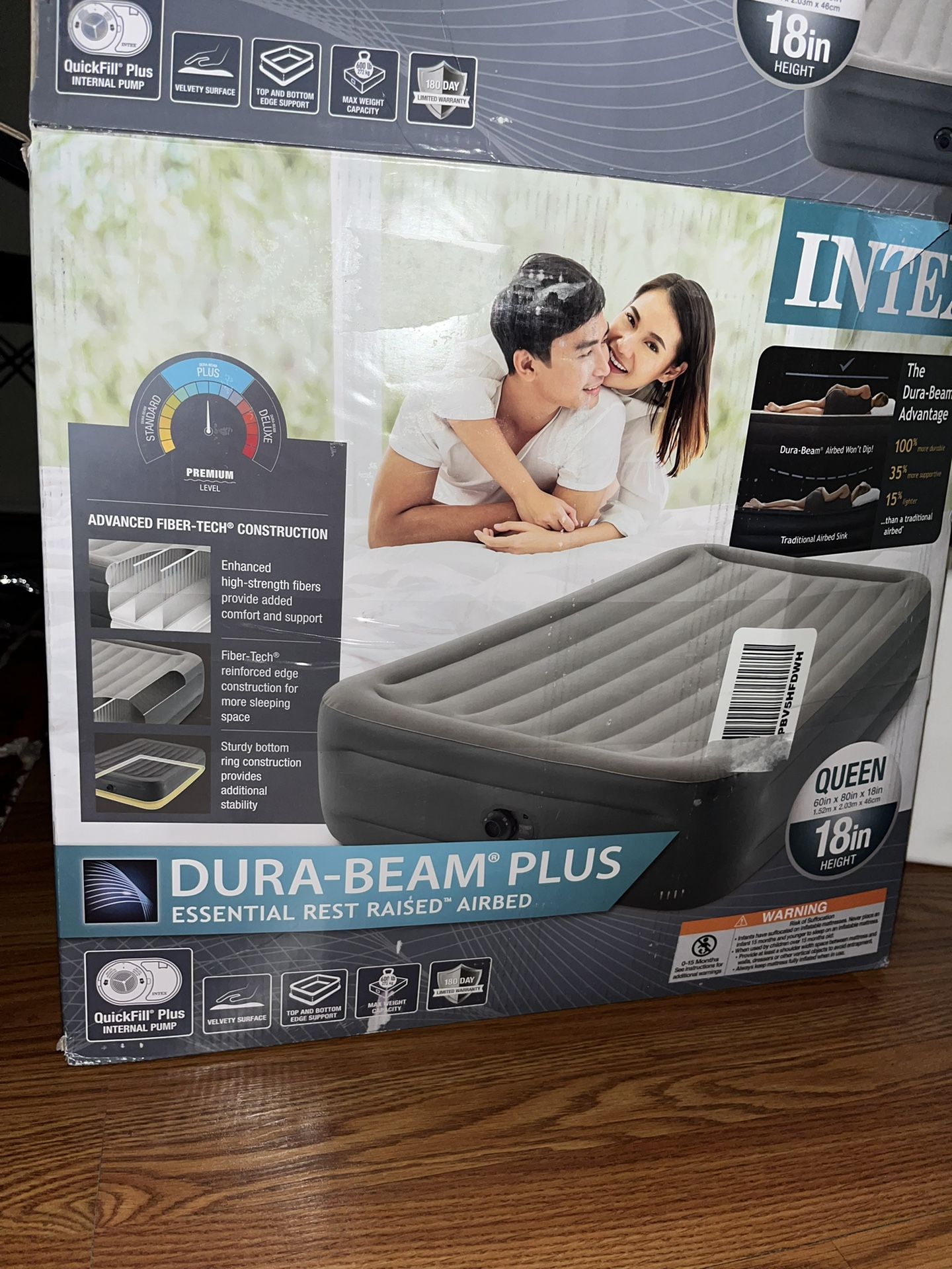 the dura beam airbed advantage 18in