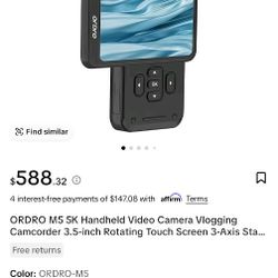 Pocket 3 Video Camera Blogger 