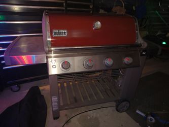 Weber Gas Grill Red 4-Burner