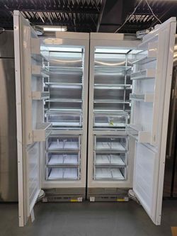 Fisher Paykel RS2484SLK1 24" Column Refrigerator Set of 2 New Floor Models