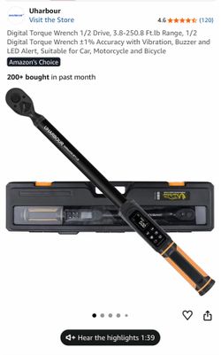 Uharbour Digital torque wrench $60 OBO