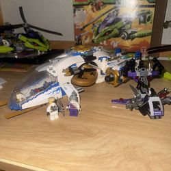 Lego Ninjago 70724 Ninjacopter! Fully Complete With One Piece Being Replaced By Me, Mini Figures Are Mint Condition 