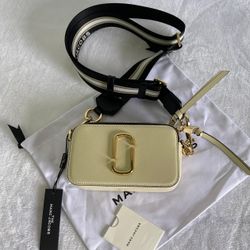 Marc Jacobs The Snapshot Crossbody Bag Cloud White