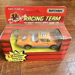 Vintage Original 1987 Matchbox Dragon Racing Team #12 Rat Car in Box