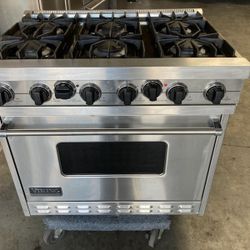 36” Viking Dual Fuel Range 