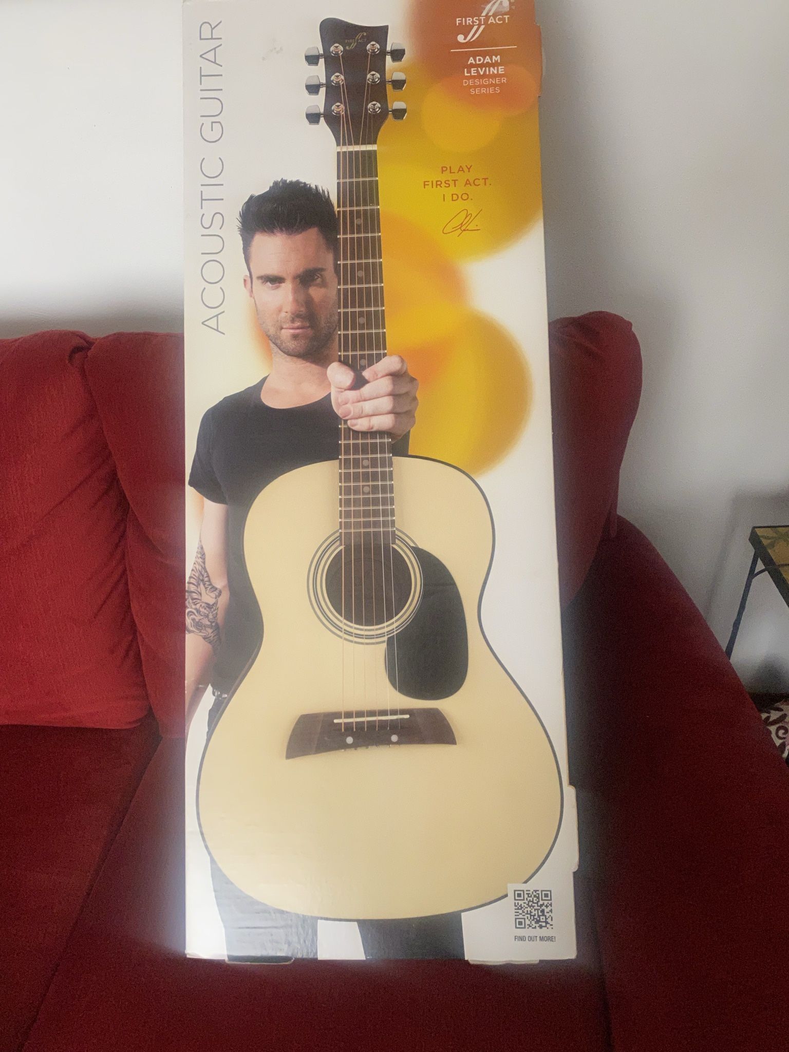 First Act Adam Levine Acoustic Guitar New In the Box Al363.