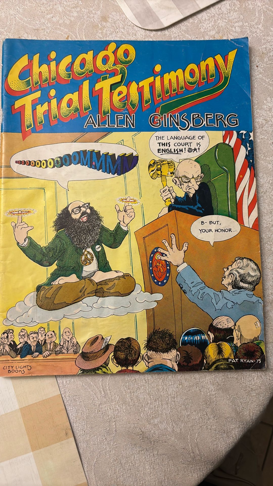 Chicago Trial Testimony Allen Ginsberg