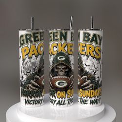 Green Bay Packers Football Tumnler