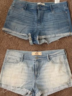 hollister jean shorts