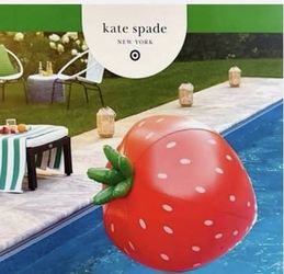 Kate Spade strawberry pool inflatable