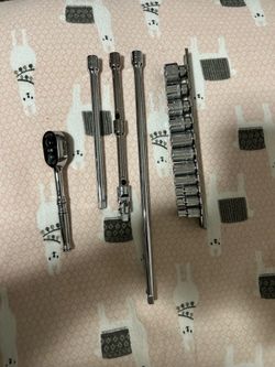 Snap on 1/4 inch ratchet set