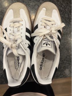 Adidas Samba XLG White Black Gum Sole Sneakers Women's