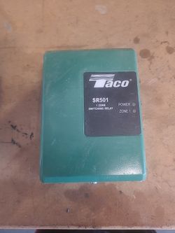 Taco SR501-S7-4 Circulator Relay 1 Zone #831081 Part 25520Z-NIB