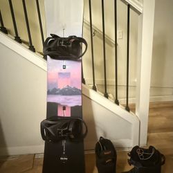 Burton Hideaway (148) w/ Step On Bindings and Boots (size8.5)