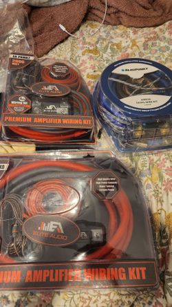Amp Kits ofc I have 80 for 4 Gage elite 0 Gage is 80 amd 4 Gage is 45 Blaupunkt 0 Gage is 45 and 4 Gage Blaupunkt is 29