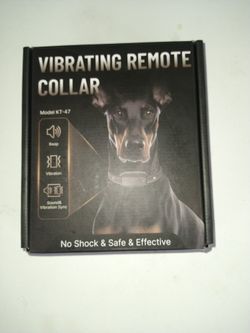Vibrating Dog Collar 