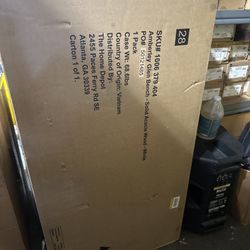 Amberley Glen Outdoor Bench – Solid Acacia Wood – New in Box (Home Depot)