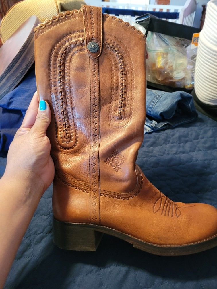 Ash Cognac Boots New