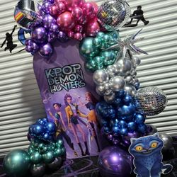 Kpod Demon Hunters Balloons Decorations 