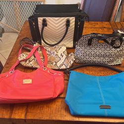 Bundle Of Purses & A Free Bag