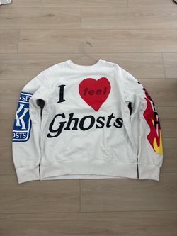 2018 Kids See Ghosts × Cactus Plant Flea Market (CPFM) “I Feel Ghosts” Crewneck