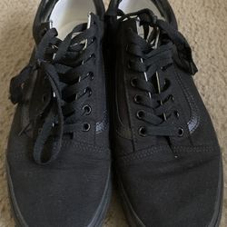 Black Old Skool Vans Size 12 Mens