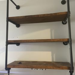 Metal Pipe Shelf