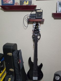 Old School Yamaha 5 String Bass Guitar
