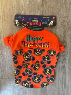 Disney Mickey Pumpkin Halloween Pet Spirit Costume Size Large