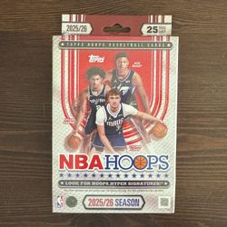 Topps 2025/2026 NBA Hoops Box (Sealed) $25 