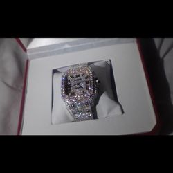 VVS Moissanite Cartier Watch