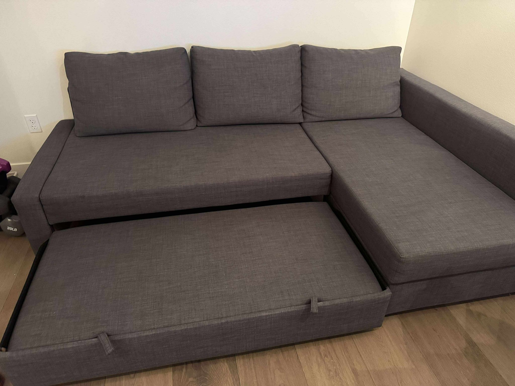 IKEA Friheten Sleeper Sectional Sofa β Dark