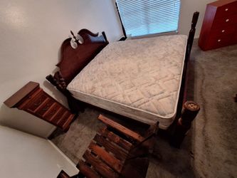 Cherrywood 4 post bed frame