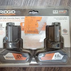 Ridgid 12v 4.0 Amp Battery Pack