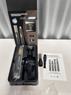 Nose Hair Cutter, Men's, 3-in-1, Electric Eyebrow Shaver, Electric Nose Hair Cutter, For Felier Faces, Hair Growth Treatment, Washable, Portable, USB