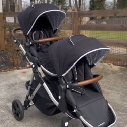 Mockingbird Double Stroller With BOTH Seats! 