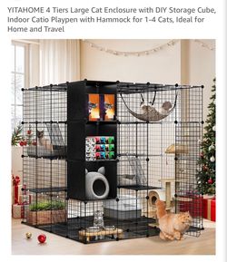 Itahome 4 tier large Cat enclosure with