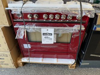 36” Red Fisher & Paykel Dual Fuel Range |Stove