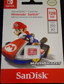 SanDisk 128GB microSDXC Card for Nintendo Switch