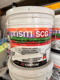 Custom Prism SCG Pre-Mixed Grout Bucket