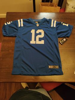 New NFL Nike NFL Jersey Luck No. 12 Youth Size XL 18/20 -  Men's Small