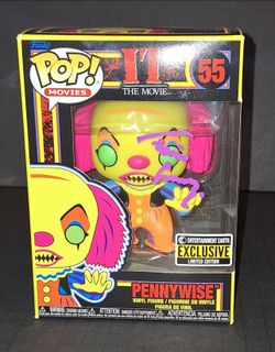 🔥 Tim Curry Signed Autographed Funko Blacklight Pennywise IT Beckett COA 🔥