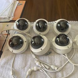 Hikvision Cameras (6 Total)