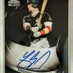Yasmani Grandal AUTO Chrome Black RC