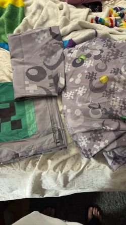 Mine Craft Twin Fitted Sheets 